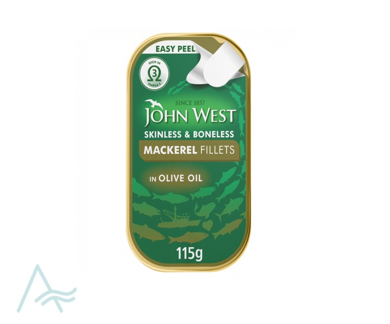 JONH WEST MACKEREL IN OLIVE OIL 115 G